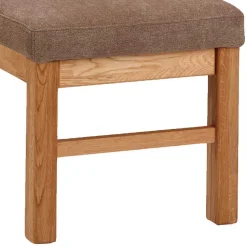 Esszimmer Eckbank aus Wildeiche & Microfaser - Virds