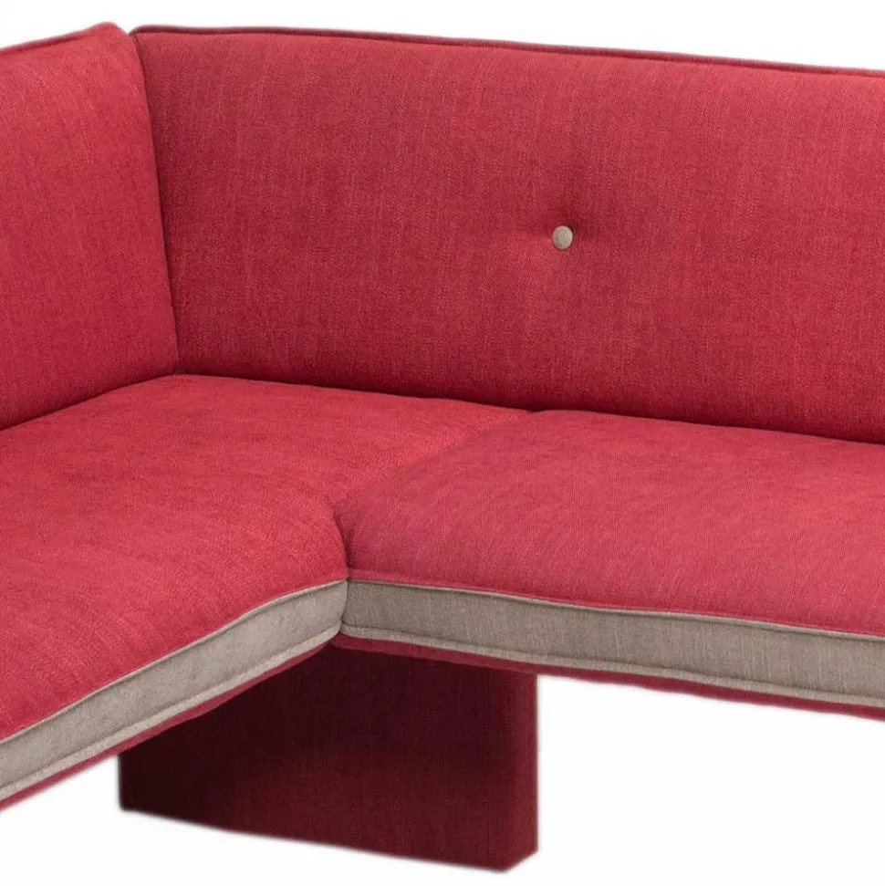 Esszimmer Eckbank in Rot mit Beige - Laudion
