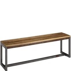 Esszimmer Esstisch Bank mit Holzsitz aus Mango - Ligurcia