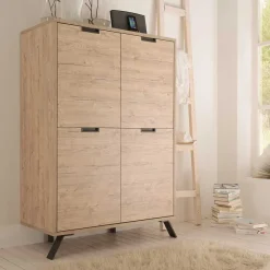 Esszimmer Highboard Rodonda im Retro Style