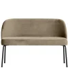Esszimmer Polsterbank in Khaki Samt - Cuba