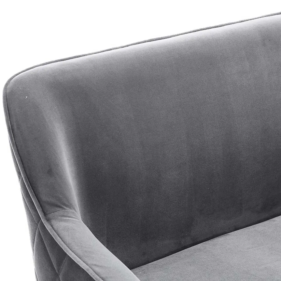 Esszimmer Polsterbank in Grau mit Schwarz - Setta