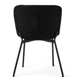 Esszimmer Polsterstuhl in Schwarz - Caleena (2er Set)