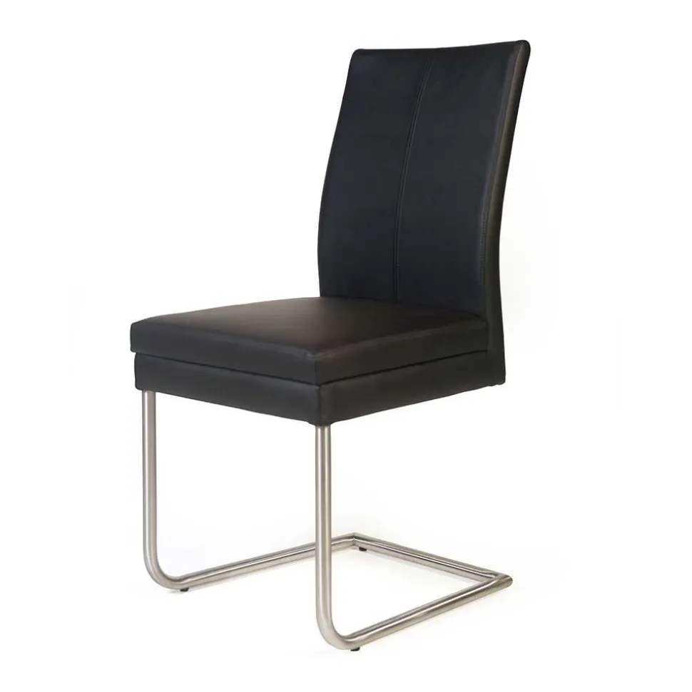 Esszimmer Schwingstuhl mit Kunstleder - Monty (2er Set)