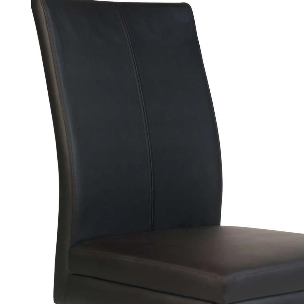 Esszimmer Schwingstuhl mit Kunstleder - Monty (2er Set)