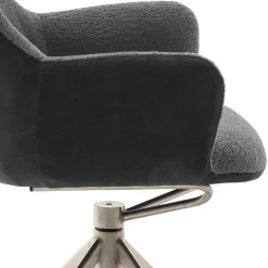 Esszimmer Sesselstuhl in Anthrazit - Prising (2er Set)