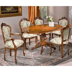 Esszimmer Sitzgruppe im Barock Stil - Ursanna (sechsteilig)