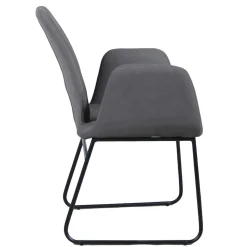 Esszimmer Sitzgruppe im Skandi Design - Grooves (fünfteilig)