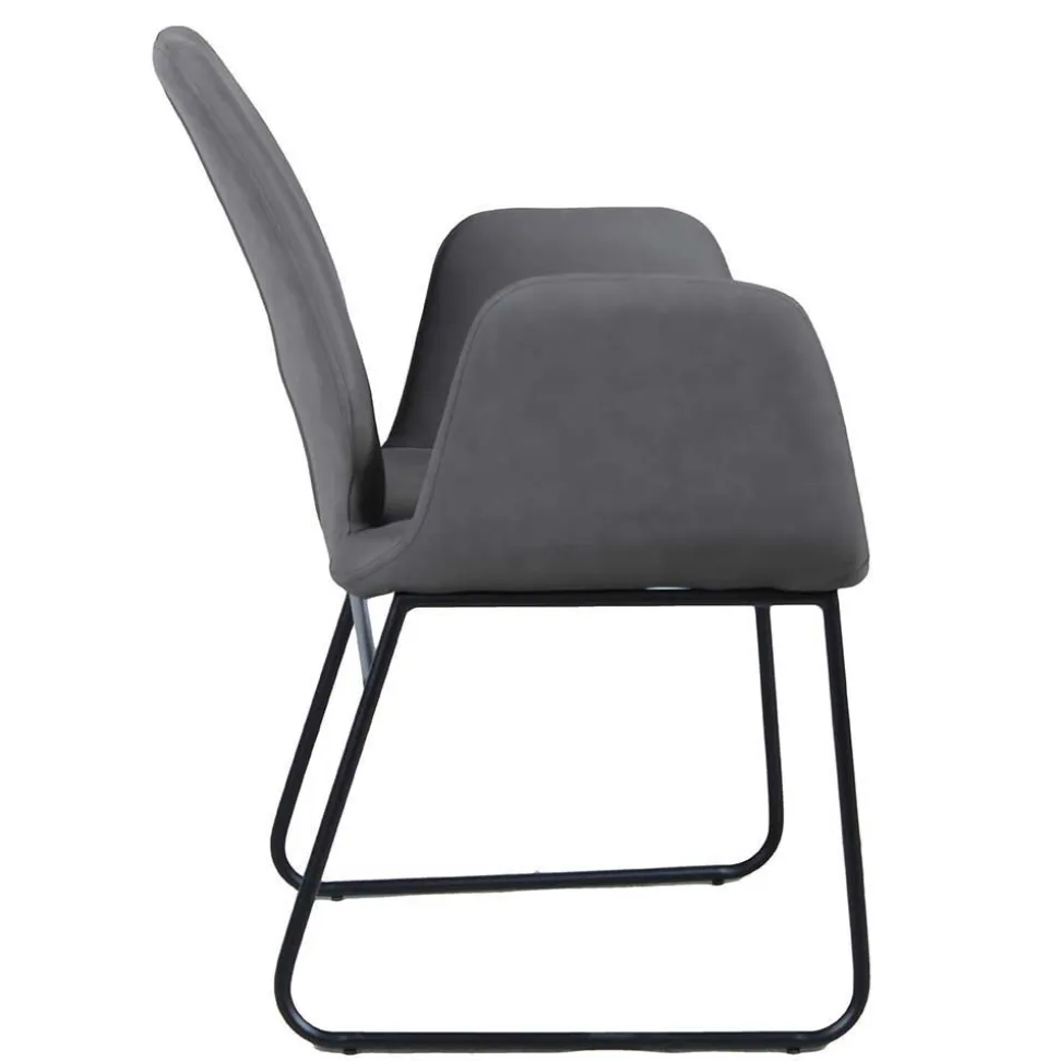 Esszimmer Sitzgruppe im Skandi Design - Grooves (fünfteilig)