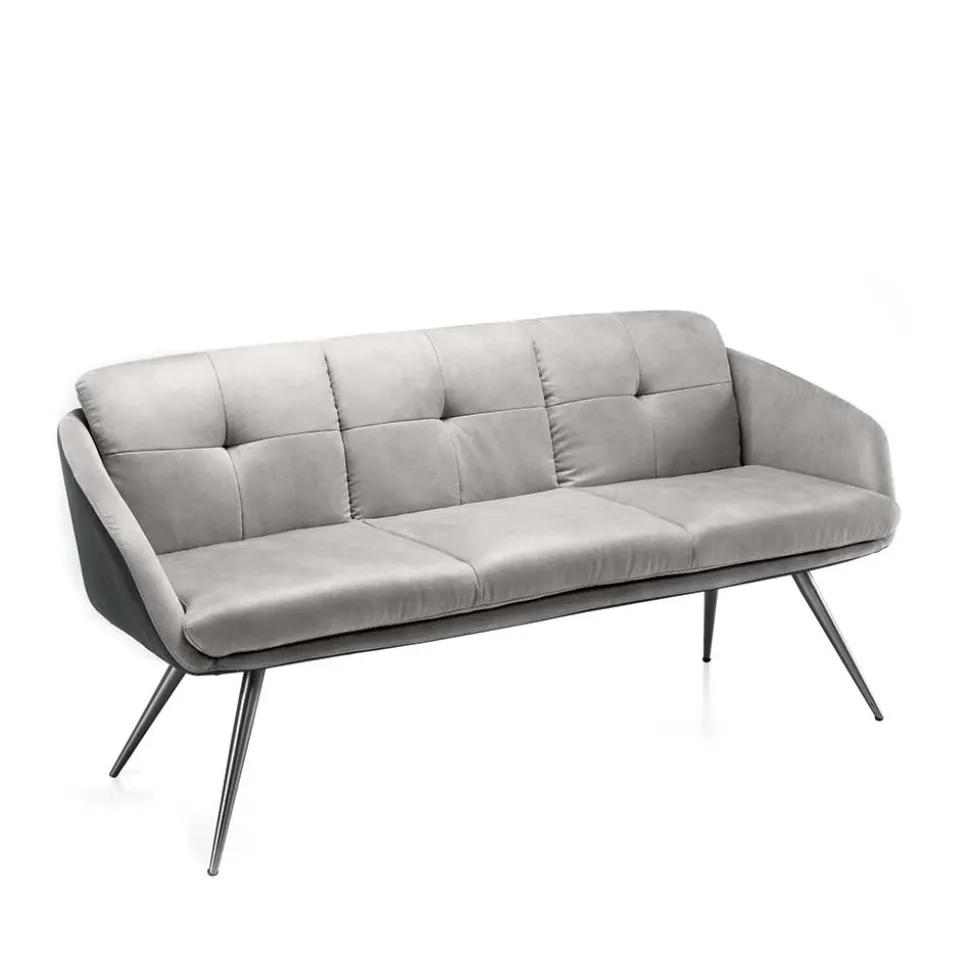 Esszimmer Sofa Casalin in Hellgrau 180cm breit