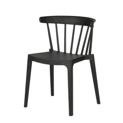 Esszimmer Stapelstuhl in Schwarz - Excellenta (2er Set)