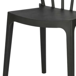 Esszimmer Stapelstuhl in Schwarz - Excellenta (2er Set)