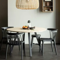 Esszimmer Stapelstuhl in Schwarz - Excellenta (2er Set)