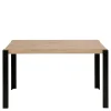Esszimmer Tisch in Holzoptik Eiche & Schwarz - Cigano