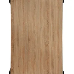 Esszimmer Tisch in Holzoptik Eiche & Schwarz - Cigano