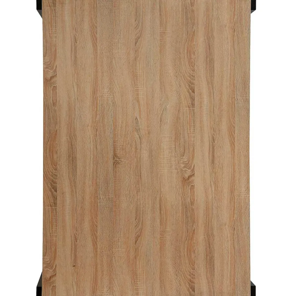 Esszimmer Tisch in Holzoptik Eiche & Schwarz - Cigano