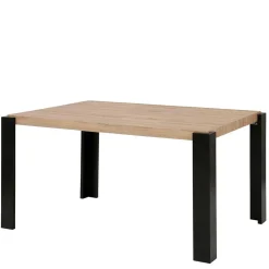 Esszimmer Tisch in Holzoptik Eiche & Schwarz - Cigano