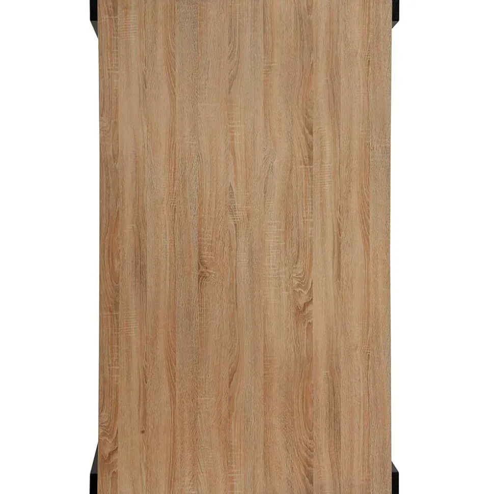 Esszimmer Tisch in Holzoptik Eiche & Schwarz - Cigano