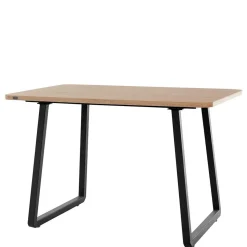 Esszimmer Tisch in Wildeiche Optik & Schwarz - Neviska