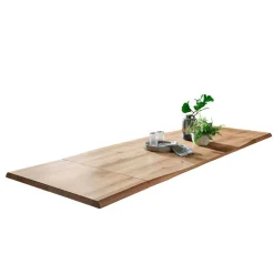 Esszimmer Tisch mit Holzplatte aus Wildeiche - Rouven