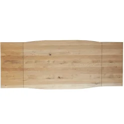 Esszimmer Tisch mit Holzplatte aus Wildeiche - Rouven