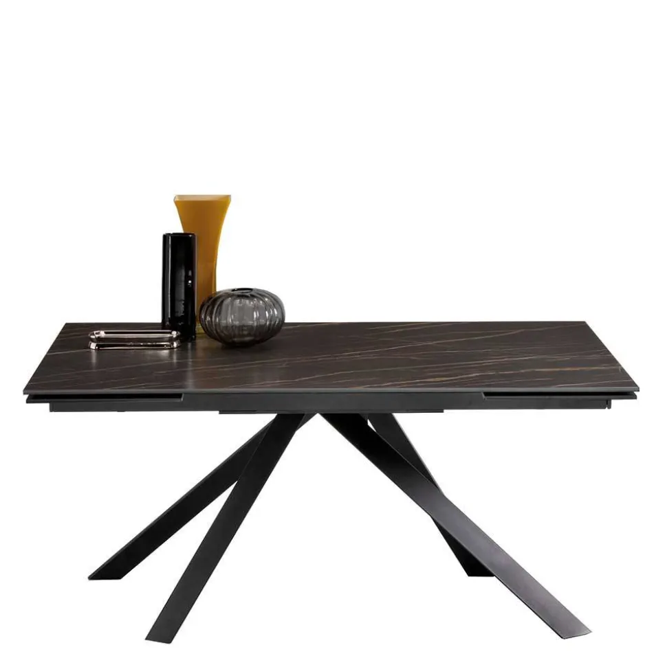 Esszimmer Tisch mit Sinterstein Platte verlängerbar - Paulo
