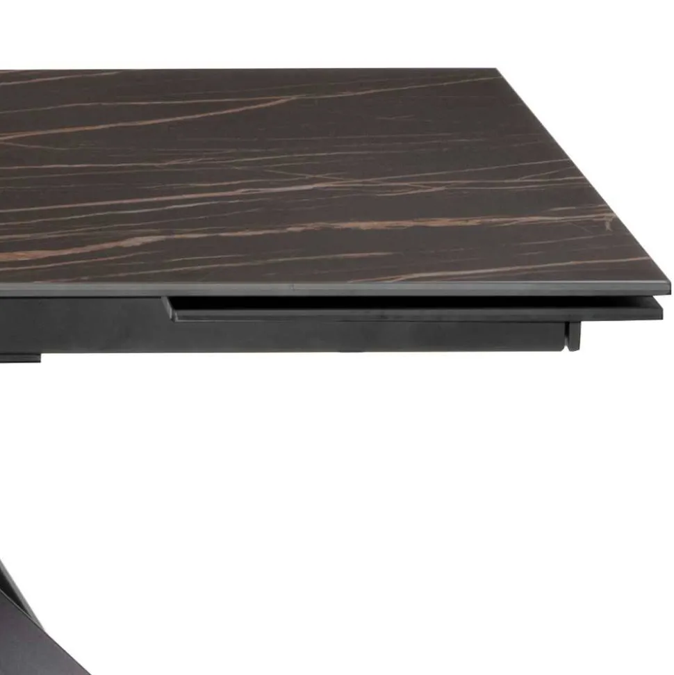Esszimmer Tisch mit Sinterstein Platte verlängerbar - Paulo