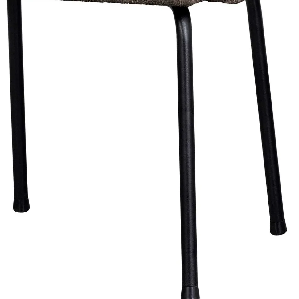 Esszimmer Tischsessel in Graubraun Stoff - Davos (2er Set)