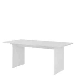 Esszimmer Wangentisch in Weiß lasiert - Vagniu