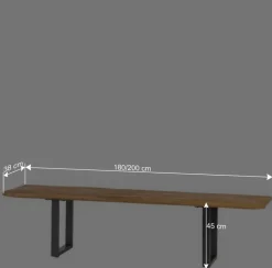 Esszimmerbank aus Recyclingholz Mango - Acira