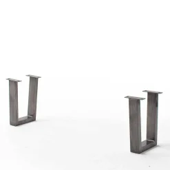 Esszimmerbank in Akazie Grau und Altsilber - Moggia