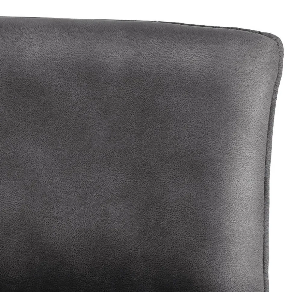 Esszimmerbank in Dunkelgrau Microfaser - Aturin