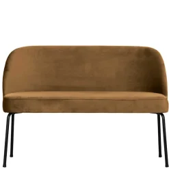 Esszimmerbank in Honigfarben Samt - Labound