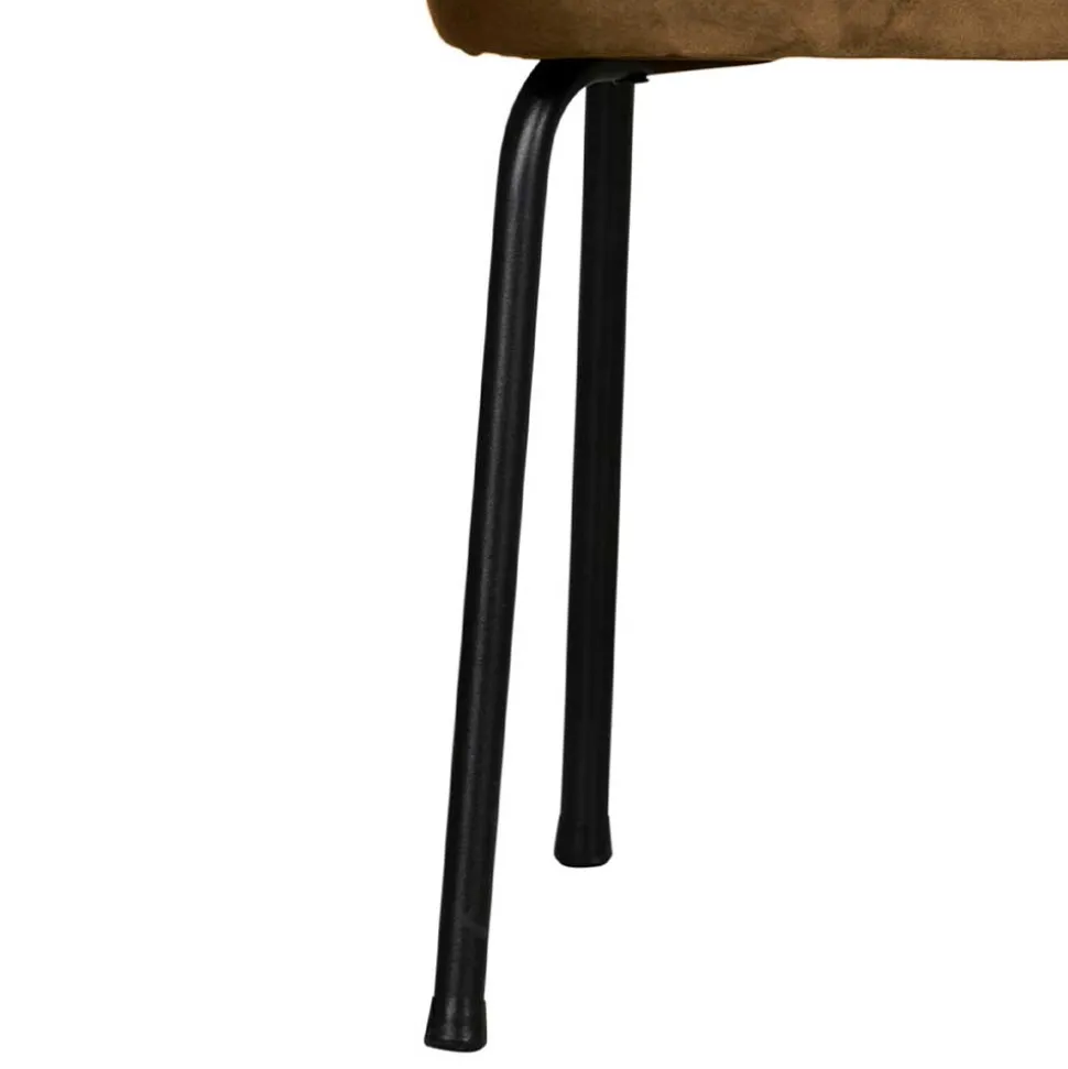 Esszimmerbank in Honigfarben Samt - Labound