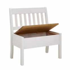 Esszimmerbank Molzau in Weiß Kiefer massiv