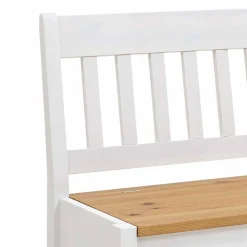 Esszimmerbank Molzau in Weiß Kiefer massiv