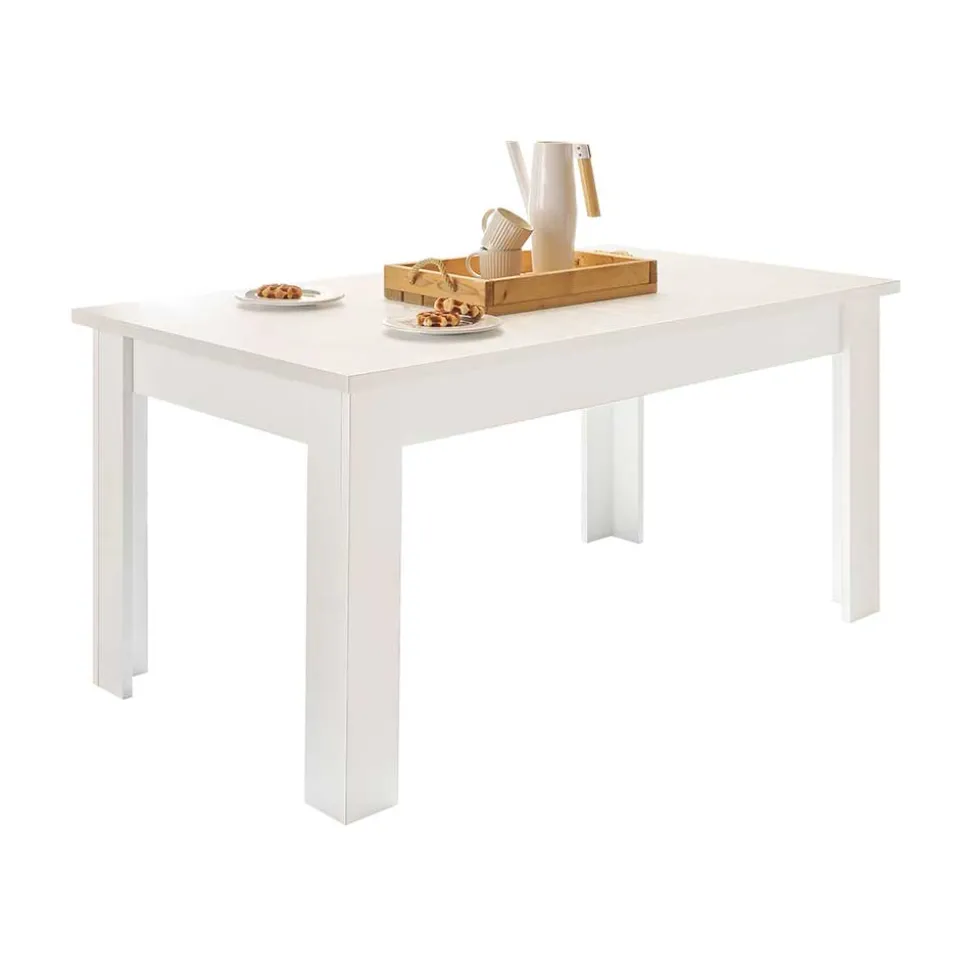 Esszimmereinrichtung in weißer Holzoptik Pinie - Liancos (dreiteilig)