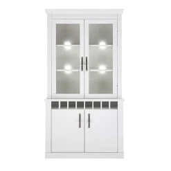 Esszimmereinrichtung in weißer Holzoptik Pinie - Liancos (dreiteilig)