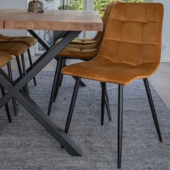 Esszimmereinrichtung Tischgruppe - Brave (siebenteilig)