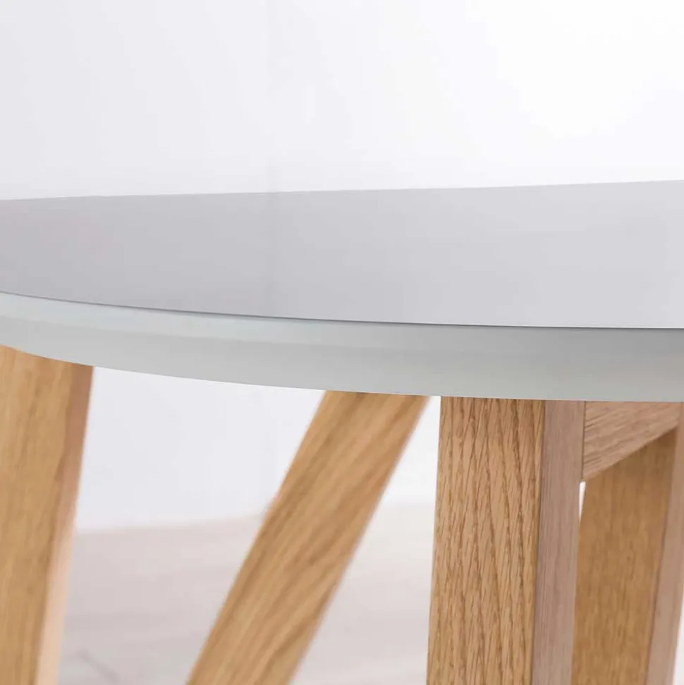 Esszimmergarnitur mit Polsterstühlen - Mint (fünfteilig)