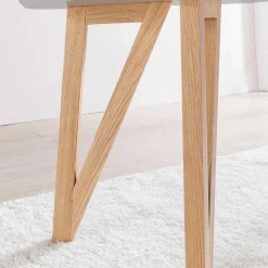 Esszimmergarnitur mit Polsterstühlen - Mint (fünfteilig)