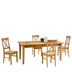 Esszimmergruppe Giurgia aus Kiefer Massivholz (fünfteilig)