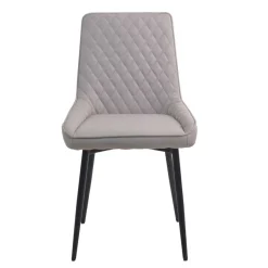 Esszimmergruppe mit Microfaser-Stühlen - Dascalo (fünfteilig)