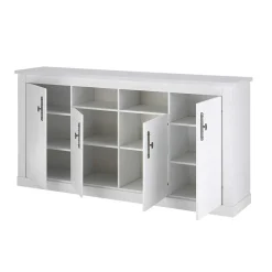 Esszimmerschränke in weißer Holzoptik Pinie - Liancos (zweiteilig)