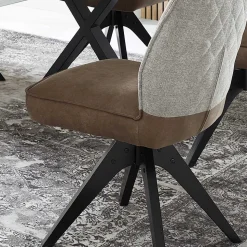 Esszimmersitzgruppe inklusive sechs Stühle - Niam I (siebenteilig)