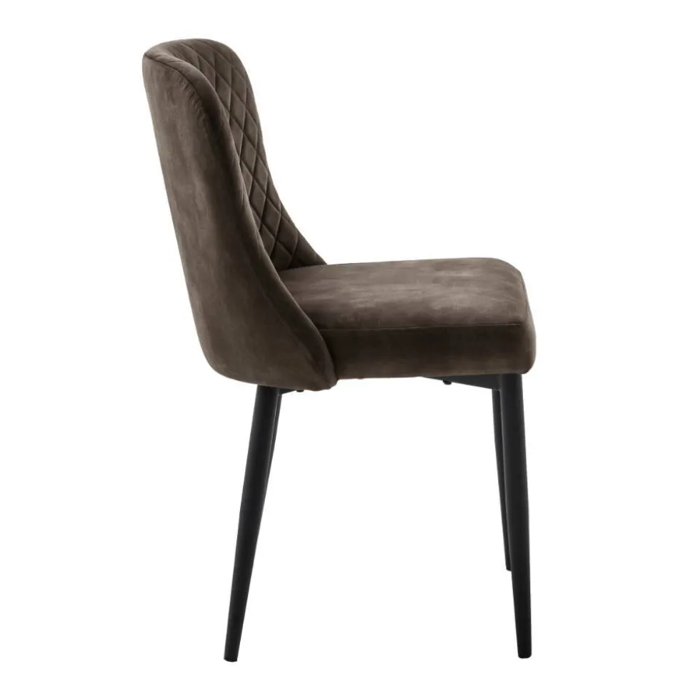 Esszimmerstühle in Anthrazit - Liva (4er Set)