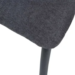 Esszimmerstühle in Dunkelgrau & Schwarz - Frees (2er Set)