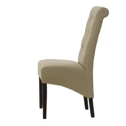 Esszimmerstuhl Loma in Creme (2er Set)