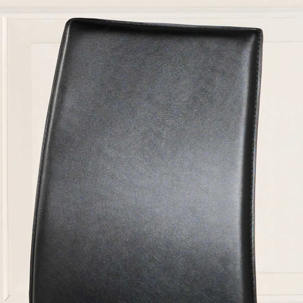 Esszimmerstuhl Luise in Schwarz (4er Set)