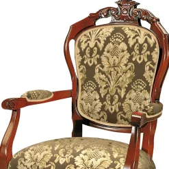 Esszimmerstuhl mit Armlehnen im Barockstil - Vennezo